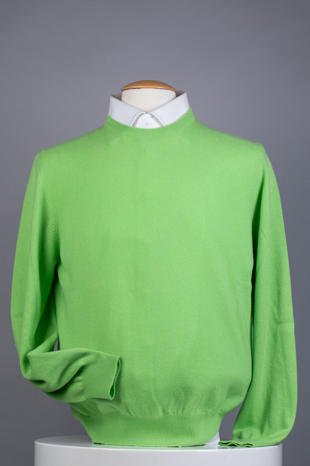 Pull homme 100% cachemire vert Florentin